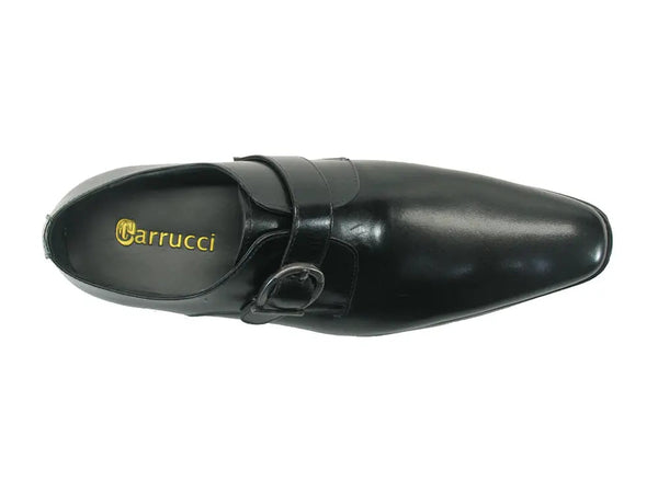 Carrucci Signature Buckle Monk Strap Shoe