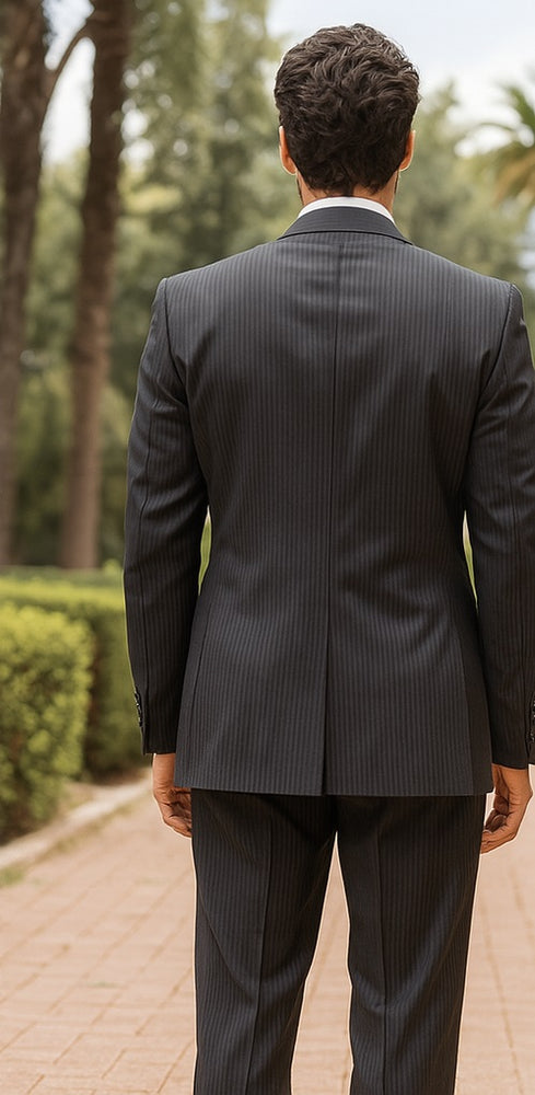 Stylish 5 button vest suit for men