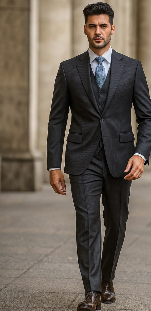 Signature platinum grey suit