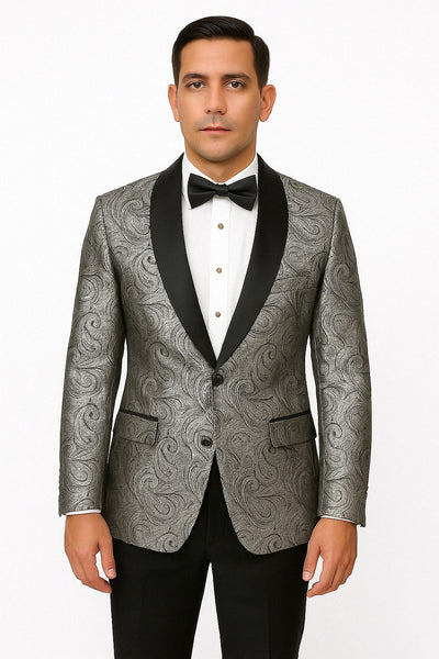 Silver blazer
