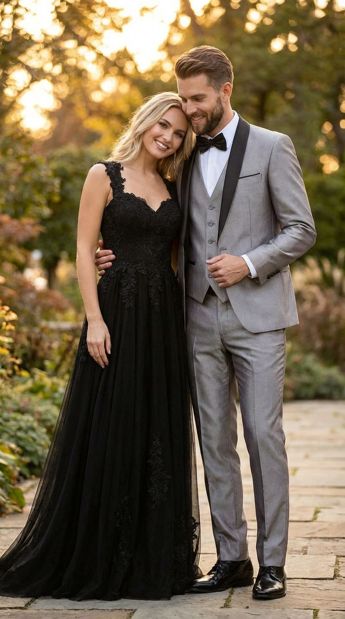  Silver Shiny Tuxedo 3 Piece Suit with Black Shawl Lapel