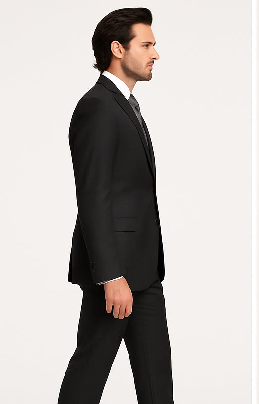 Single-Breasted-Solid-Black-Suit