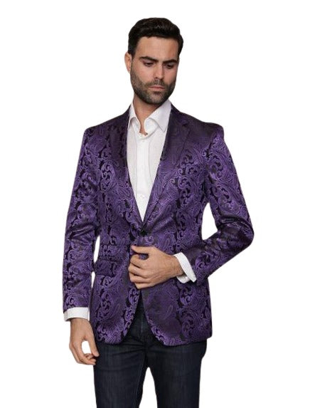 Big and Tall Tuxedo Violet Mens Blazer On Sale Violet Blazer Sport coat Jacket