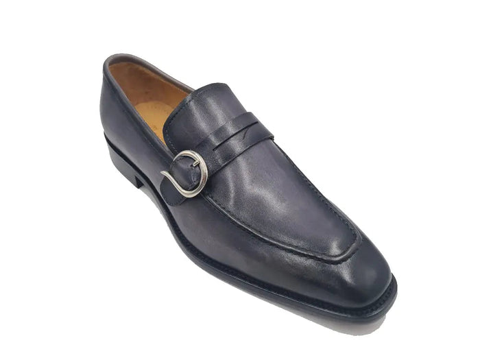 Carrucci Single Monk Strap with modern buckle
