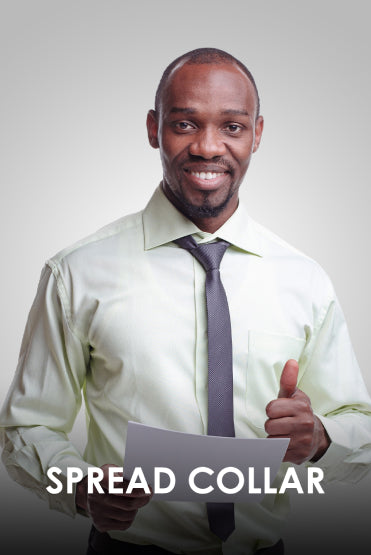 Spread Collar Dress Shirt