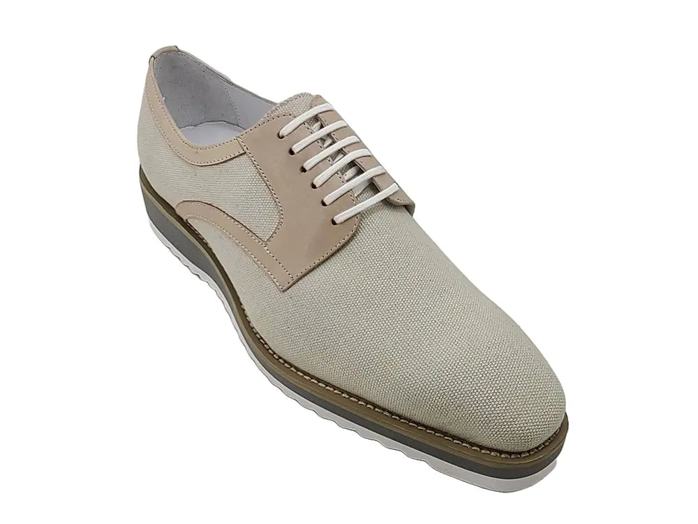 Carrucci Spring Linen Mixed Media Oxford