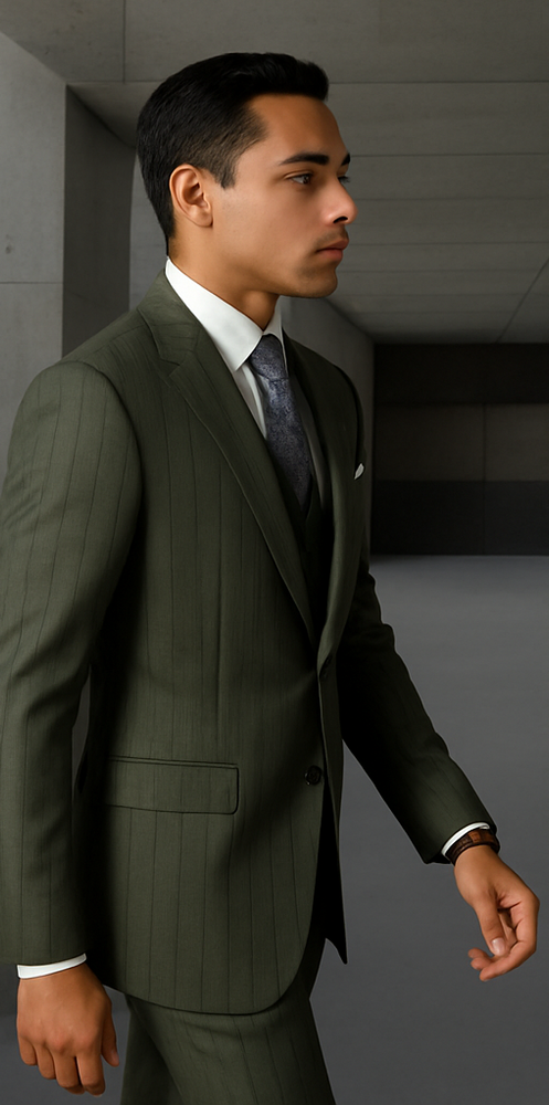 Statement Suits Olive