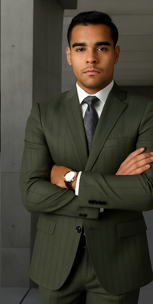 Statement Suits Olive