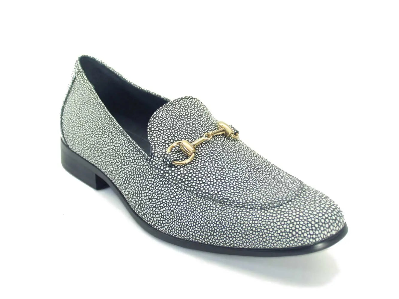 Carrucci Stingray Embossed Horsebit Loafer