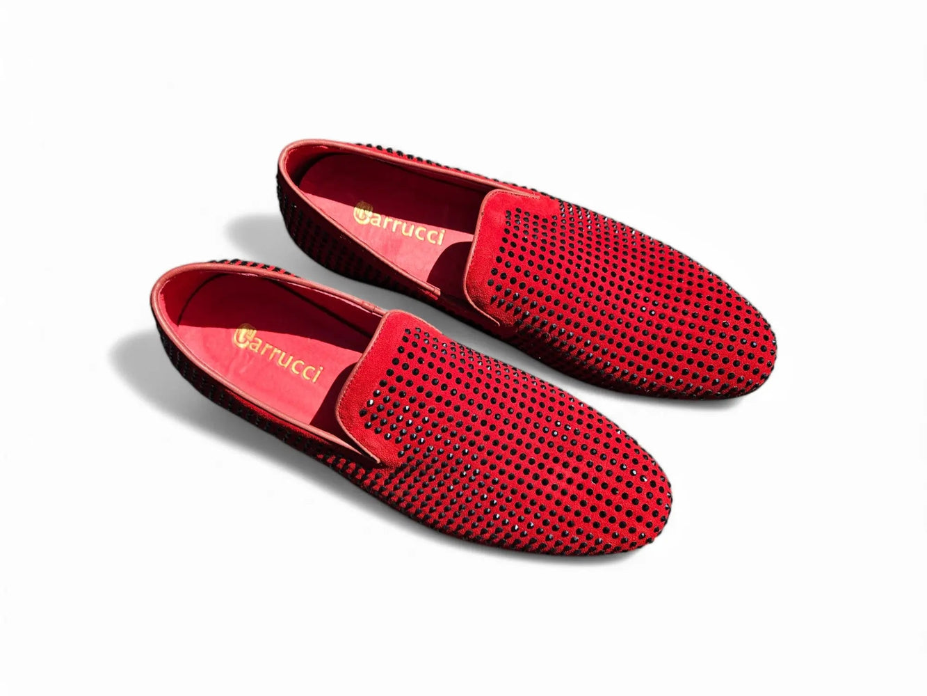 Suede Studs Formal Dress Shoes Carrucci