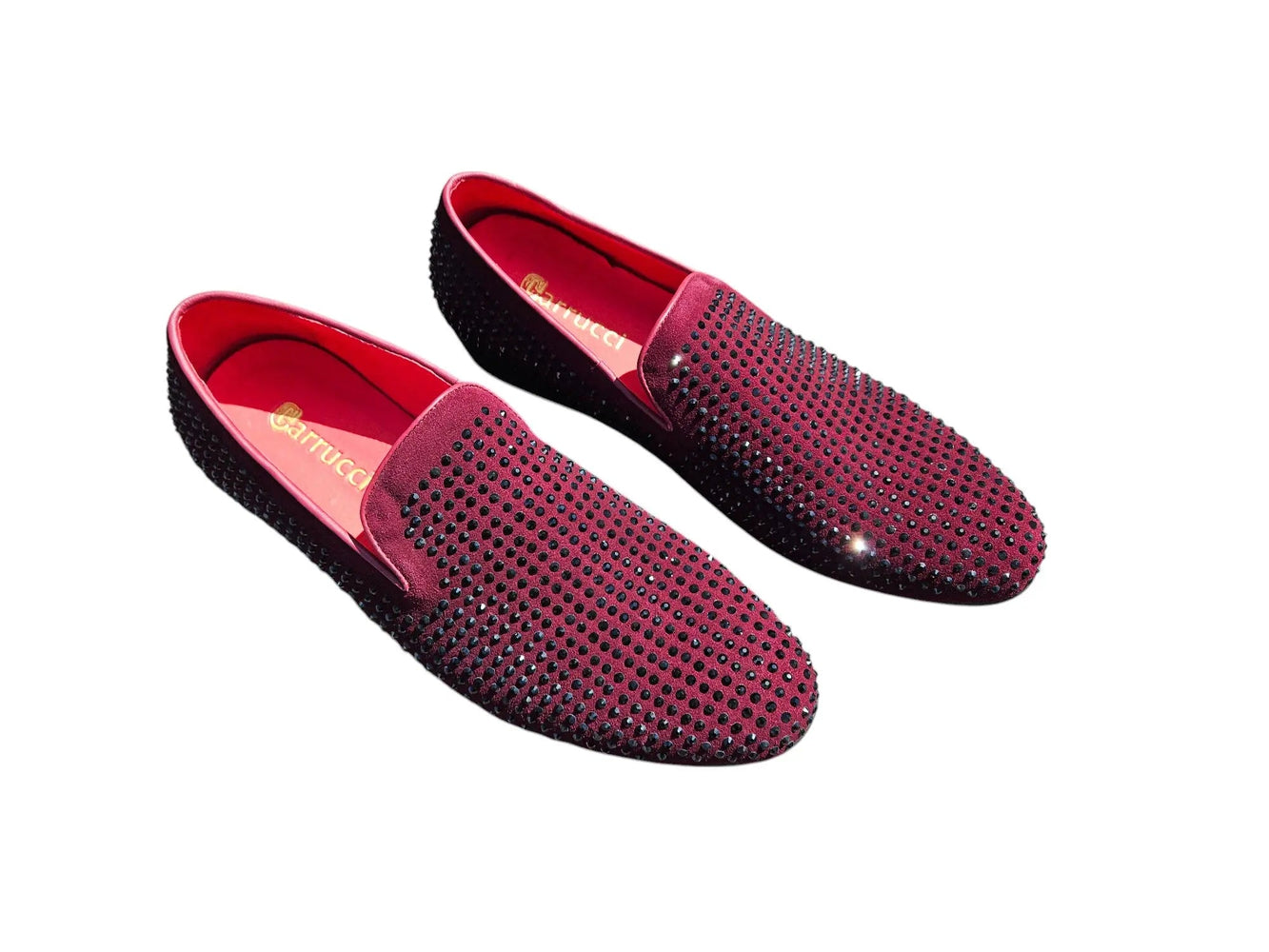 Suede Studs Formal Dress Shoes Carrucci