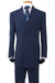 Men's Poplin Suit - Navy Blue