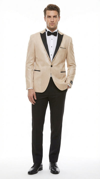 Beige Tuxedos