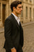 men’s black three-piece suit