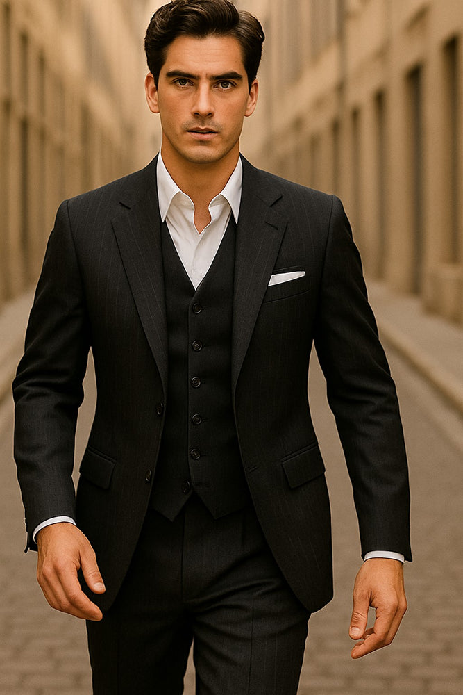 peak lapel gangster suit