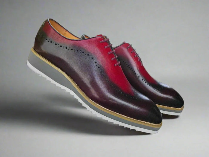 Carrucci Two Tone Oxford With Lightweight Sole
