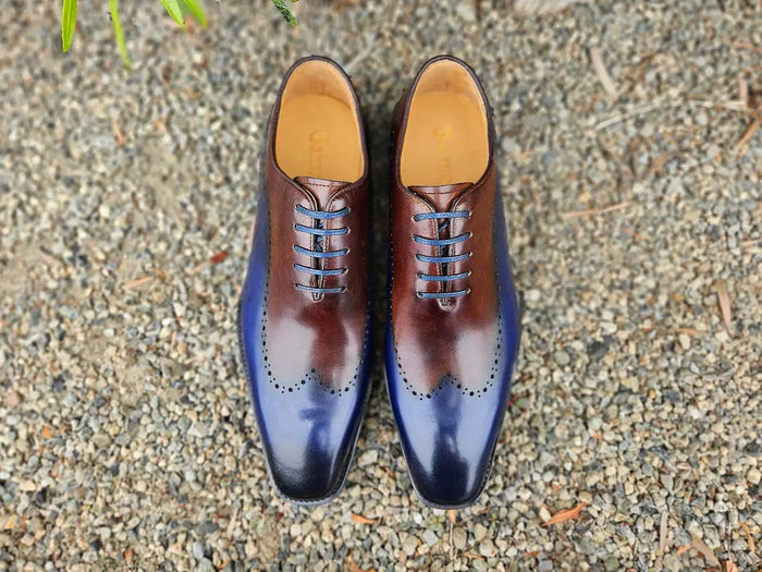 Carrucci Two Tone Oxford With Lightweight Sole