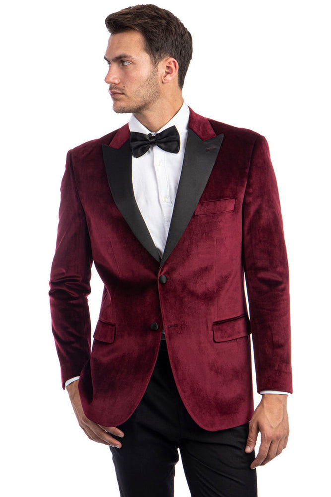 Men's Slim Fit Brown Wedding Suit from Tazzio Suits