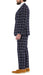 Harvy Navy Mens 2 Button Slim Notch Lapel Suit