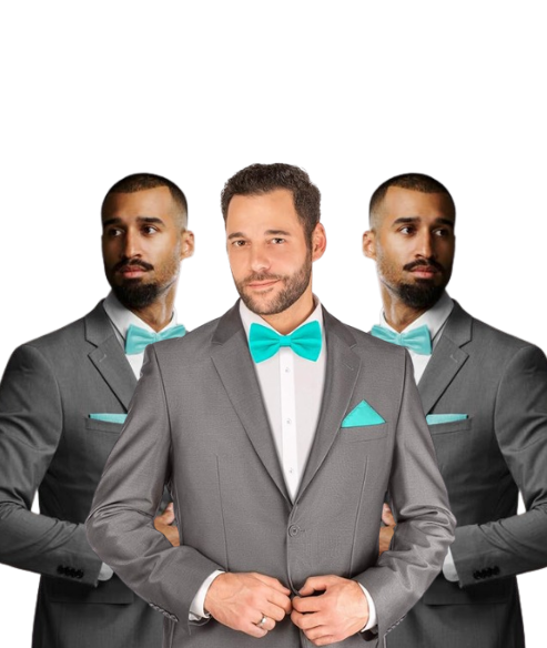 Mens Suits Los Angeles Why Rent To Setup The Group - Call: 3104300939 Groom & Groomsmen Medium Grey ~ Gray Not Dark or Light Slim Fit Suit 2 Button Suit + Vest
