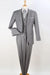 Apollo King Light Grey Vested Suit - Classic Two-Button Fit