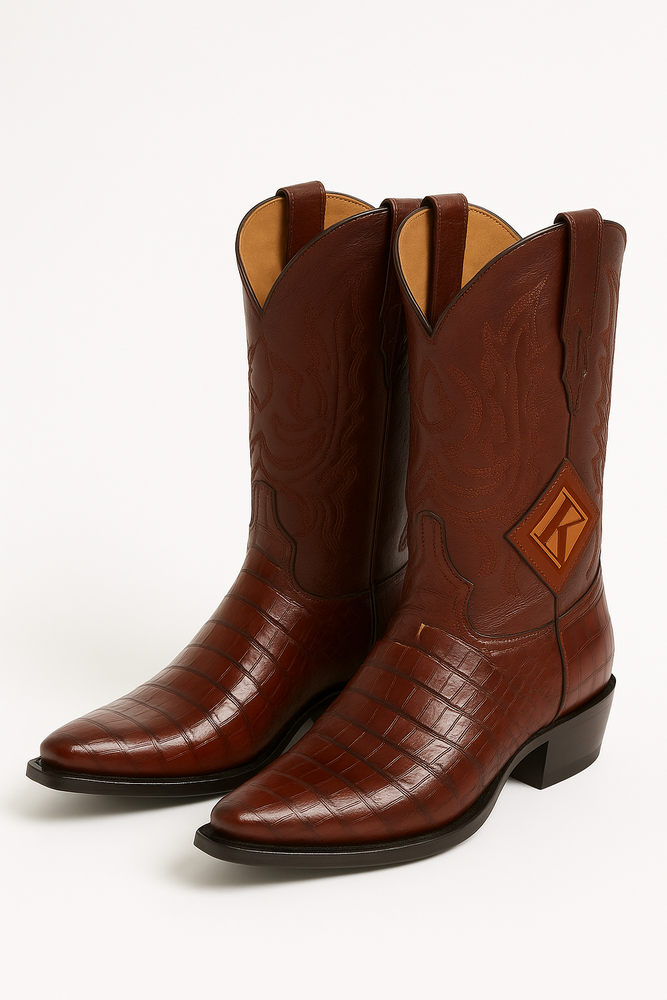 King Exotic Boots Gray Snip Toe Genuine Eel Leather Piping Western Cowboy Dress Cowboy Boot Cheap Priced For Sale Online EE- Botas De Anguila