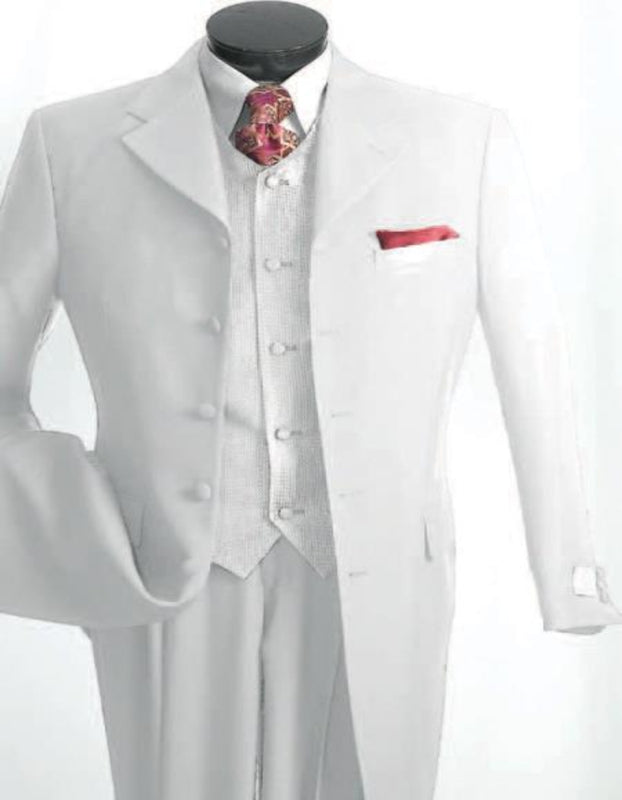 Men's 3 Piece Fashion Suit - Vested 3 Piece Zoot Suit - Three Piece Suit
