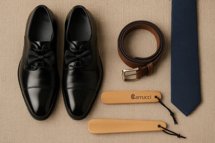 Carrucci Wooden Shoe Horn