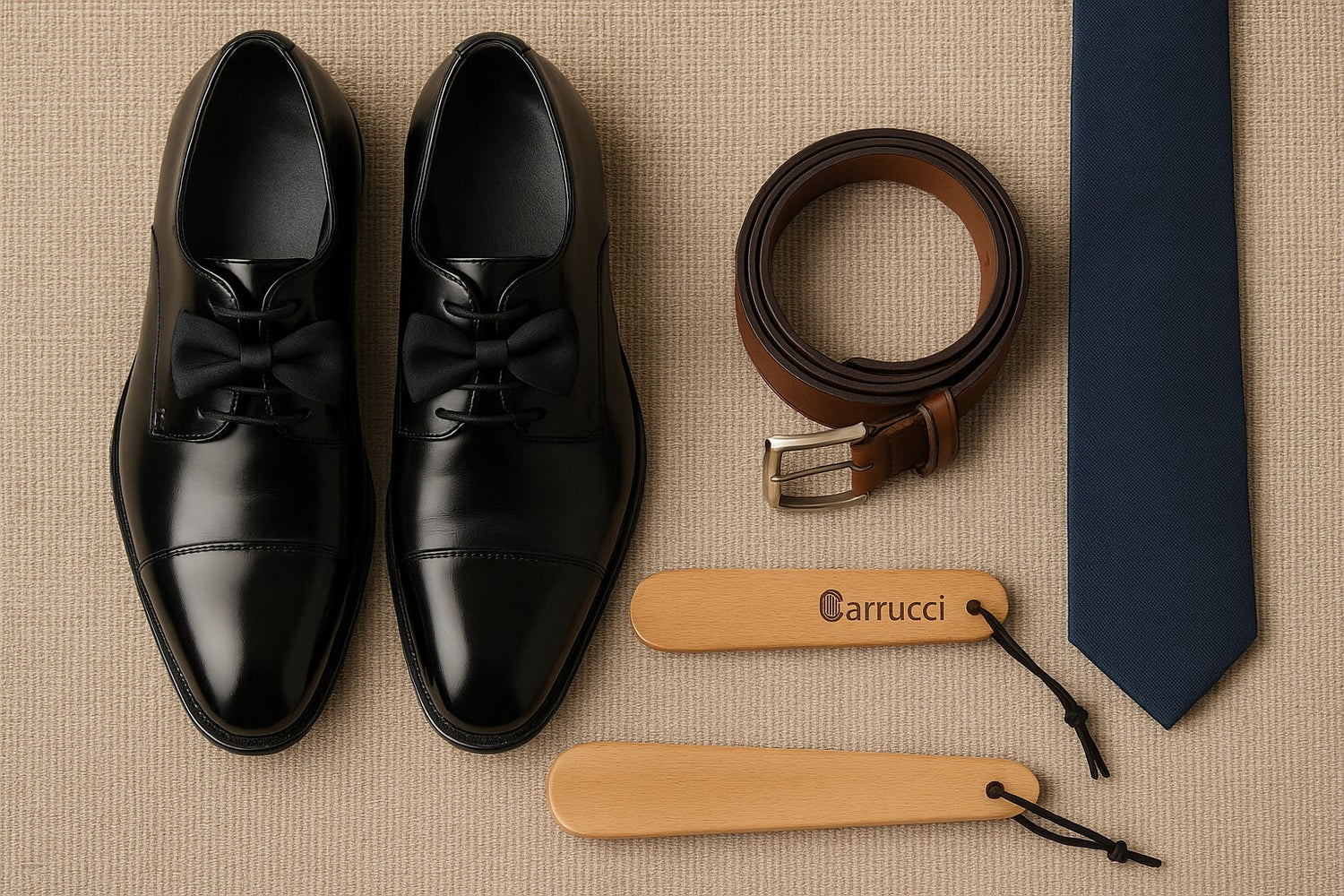 Carrucci Wooden Shoe Horn
