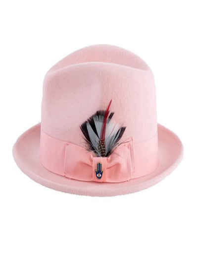 Pink Fedora Hat Mens