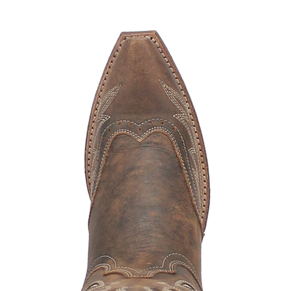 Laredo Zuri Brown Leather Snip Toe Women Boots