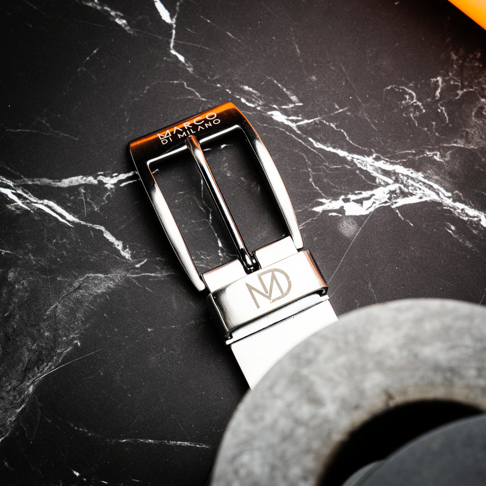 Marco Di Milano Alessio Orange Leather Belt Shoe