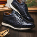Marco Di Milano Alonzo Navy Leather Dress Shoe