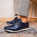 Marco Di Milano Alonzo Navy Leather Dress Shoe
