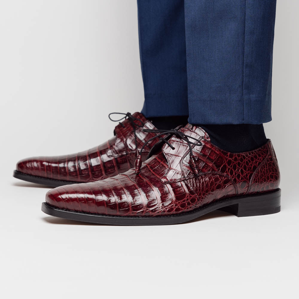 Mezlan Crocodile Derby Shoes - Mezlan Crocodile Derby Dress Shoes - Mezlan Dress Shoe On Sale