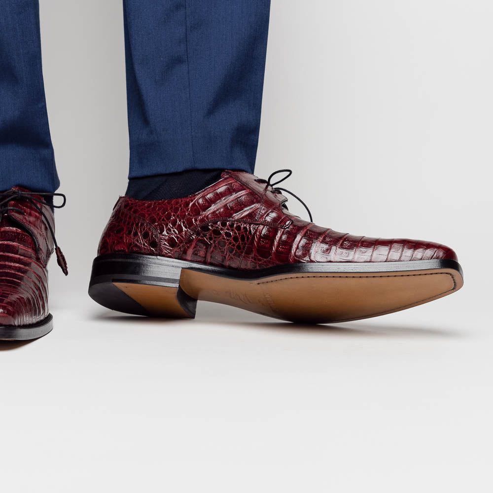 Mezlan Crocodile Derby Shoes - Mezlan Crocodile Derby Dress Shoes - Mezlan Dress Shoe On Sale