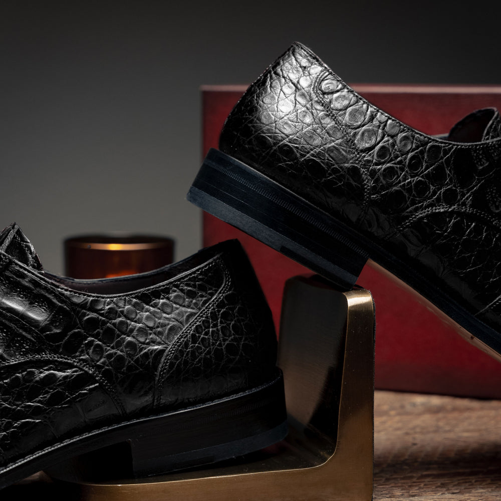 Mezlan Men's Crocodile Lace Up Anderson