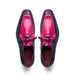 Marco_Di_Milano Andretti: Pink Suede Loafers