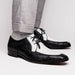 Marco_Di_Milano Andretti: Luxury White & Black Leather Loafers