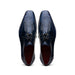 Marco_Di_Milano Anzio: Blue Jeans Leather Dress Shoe
