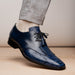 Marco_Di_Milano Anzio: Blue Jeans Leather Dress Shoe