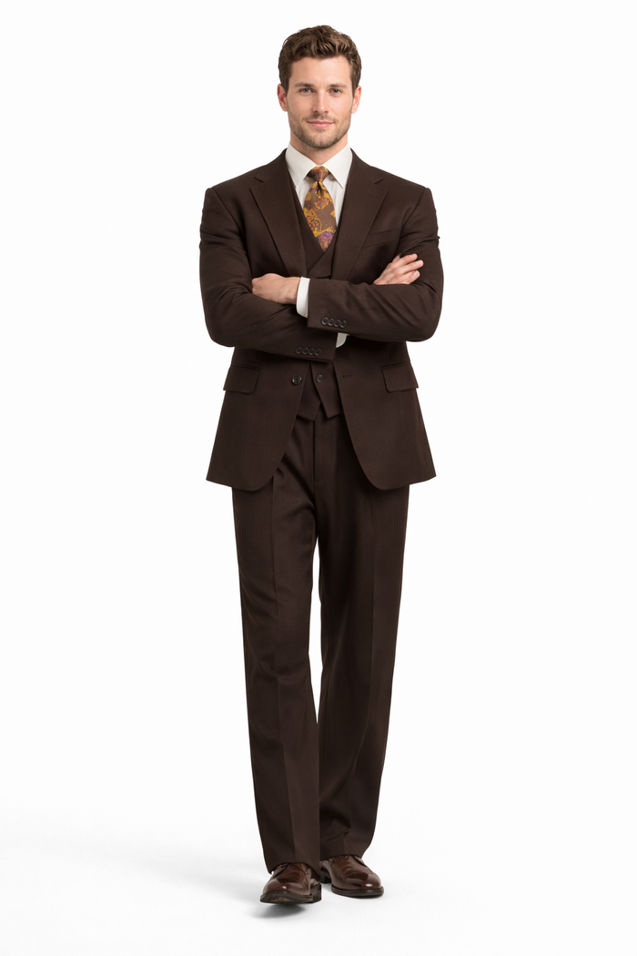 Apollo King Suit Men's Light Brown Suit
