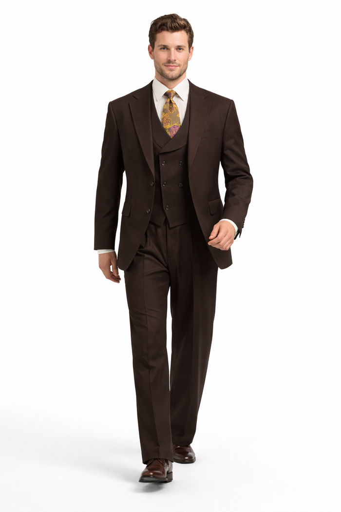 Apollo King Suit Men's Light Brown Suit
