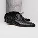 Marco_Di_Milano Apricena Black Leather Luxury Shoe