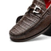 Marco Di Milano Adro Brown Leather Luxury Loafers