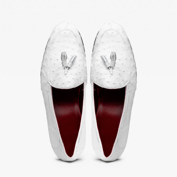 Marco Di Milano Aubiere White Leather Luxury Shoe