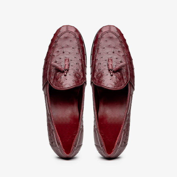 Marco_Di_Milano Aubiere Wine Leather Dress Shoe