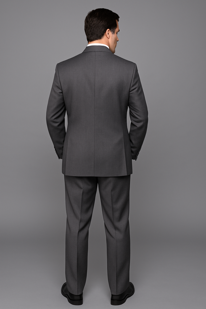 Authentic Statement Brand Men's Grey 2-button Suit - High End Suits - High Quality Suits