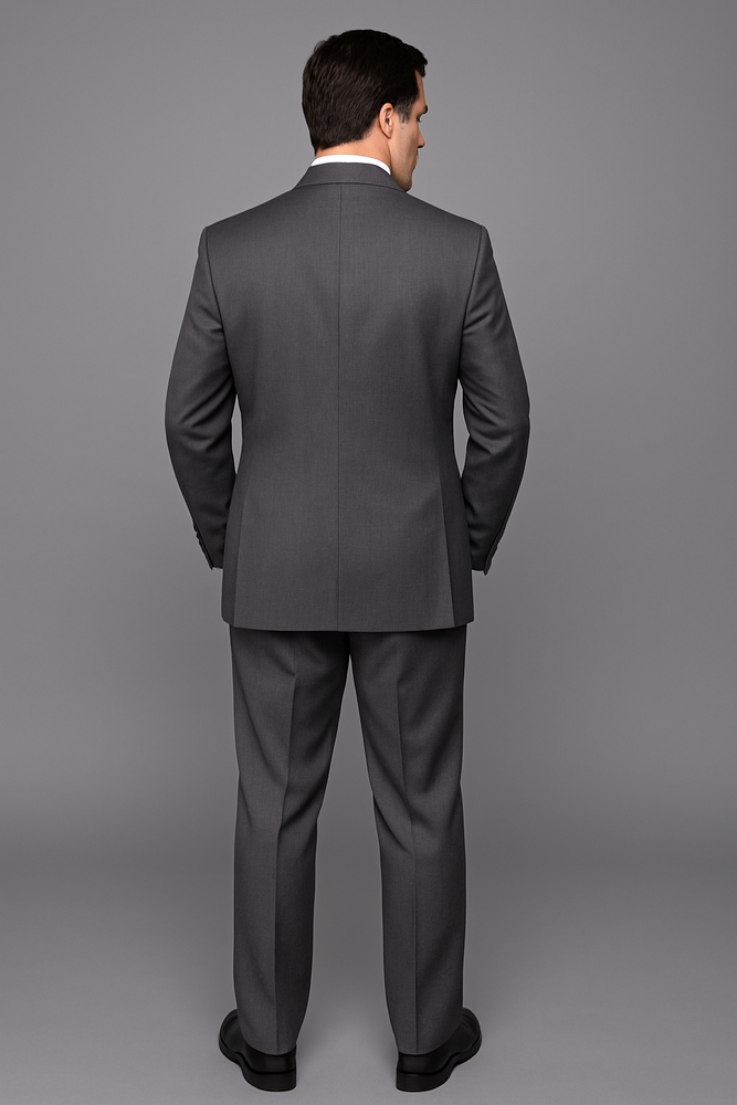 Authentic Statement Brand Men's Grey 2-button Suit - High End Suits - High Quality Suits