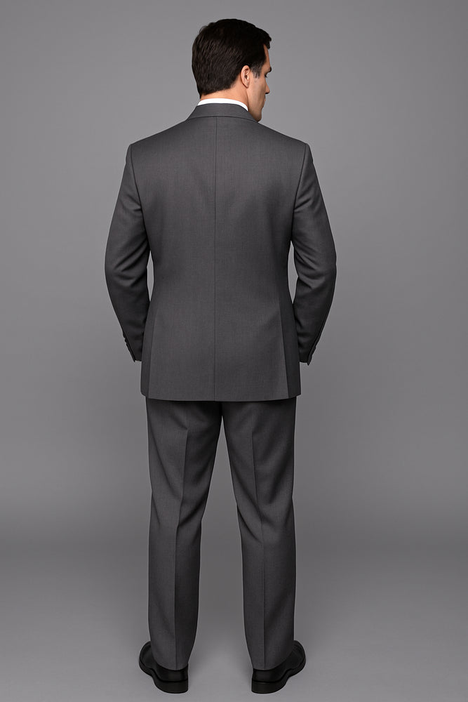 Authentic Statement Brand Men's Grey 2-button Suit - High End Suits - High Quality Suits